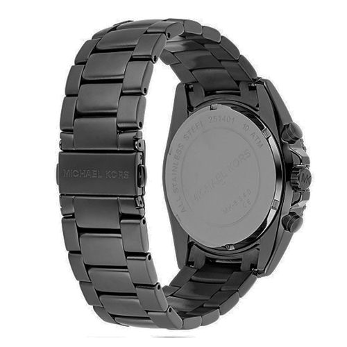 Đồng Hồ Nam Michael Kors Lansing Chronograph Gunmetal Ion-Plated Men's Watch MK8340 Màu Xám Đậm-2