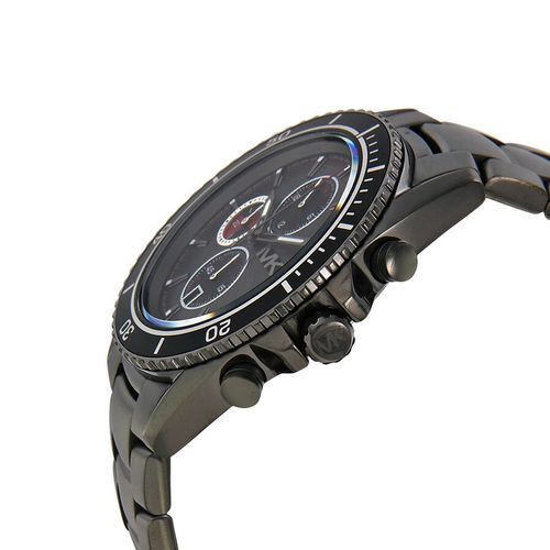 Đồng Hồ Nam Michael Kors Lansing Chronograph Gunmetal Ion-Plated Men's Watch MK8340 Màu Xám Đậm-3