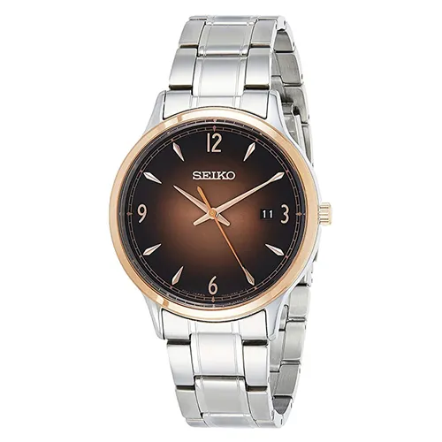Đồng hồ - Đồng Hồ Nam Seiko Regular Quartz SGEH90P1 Màu Nâu Bạc - Vua Hàng Hiệu