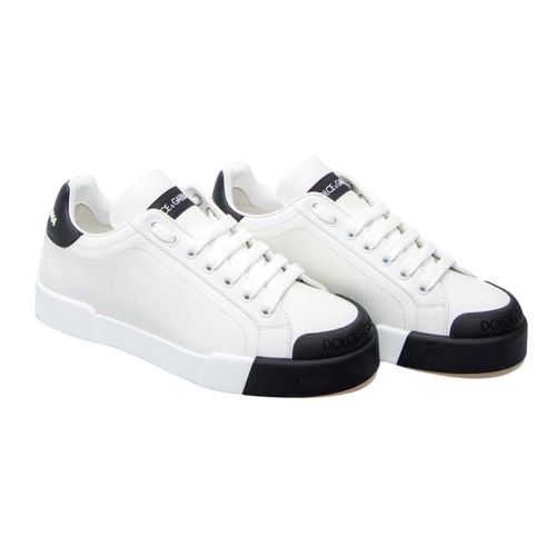 Giày Sneaker Nam Dolce & Gabbana D&G White Leather CS1802 B7157 89697 Màu Trắng-1