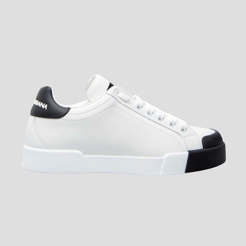 Giày Sneaker Nam Dolce & Gabbana D&G White Leather CS1802 B7157 89697 Màu Trắng-3