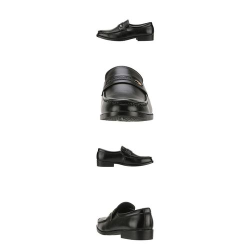 Giày Tây Nam On & Off Men's Business Shoes Loafer Slip-On 650 Màu Đen Size 40-2