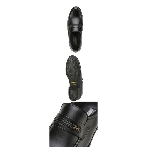 Giày Tây Nam On & Off Men's Business Shoes Loafer Slip-On 650 Màu Đen Size 40-3