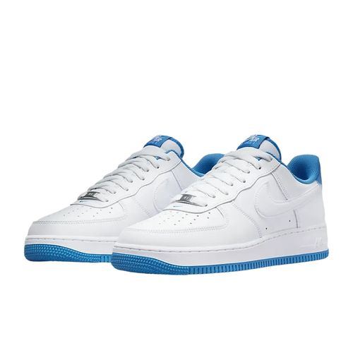 Giày Thể Thao Nike Air Force 1 Low 'White Blue' GS DR9867-101 Màu Trắng Xanh Size 36