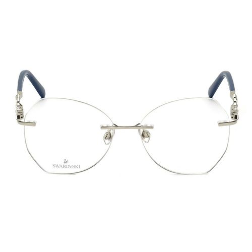 Gọng Kính Nữ Swarovski Eyeglasses Silver Frame SK5345 016 Màu Xanh Blue Bạc-3
