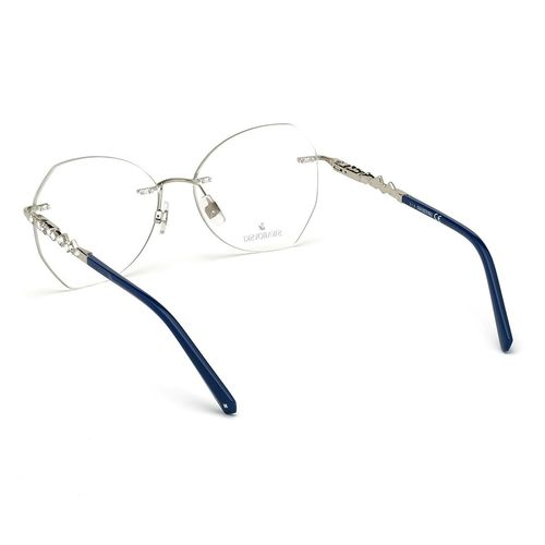 Gọng Kính Nữ Swarovski Eyeglasses Silver Frame SK5345 016 Màu Xanh Blue Bạc-2