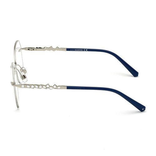 Gọng Kính Nữ Swarovski Eyeglasses Silver Frame SK5345 016 Màu Xanh Blue Bạc-5
