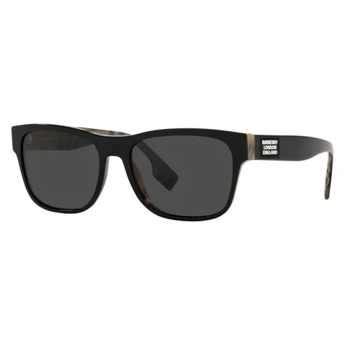 Kính Mát Nam Burberry Carter Grey Square Men's Sunglasses BE4309 383887 57 Màu Đen Xám
