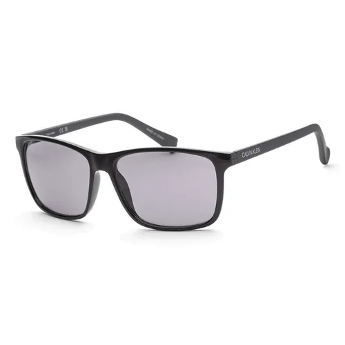 Kính Mát Nam Calvin Klein Men's Sunglasses CK19568S-001 Màu Xám Đen