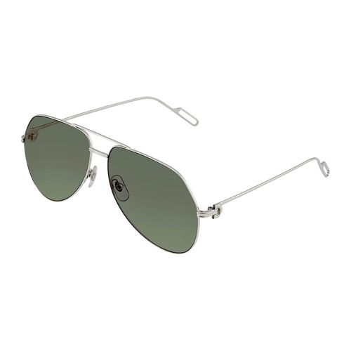 Kính Mát Nam Cartier Green Pilot Men's Sunglasses CT0110S 008 Màu Xanh