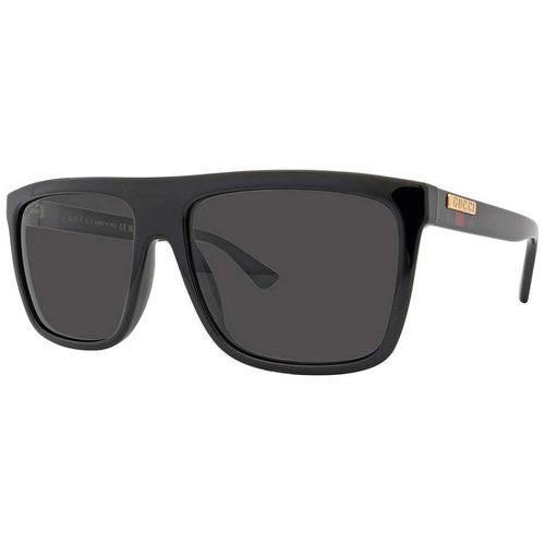 Kính Mát Nam Gucci Grey Browline Men's Sunglasses GG0748S 001 59 Màu Xám Đen-2