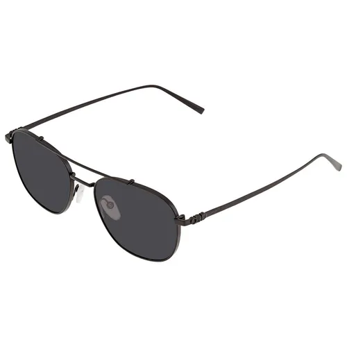 Kính Mát Nam Salvatore Ferragamo Dark Grey Pilot Men's Sunglasses SF200S 002 54 Màu Xám Đen - Kính mắt - Vua Hàng Hiệu