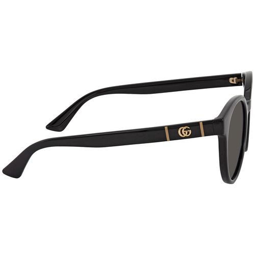 Kính Mát Nữ Gucci Grey Round Ladies Sunglasses GG0638SK 002 53 Màu Xám Đen-3