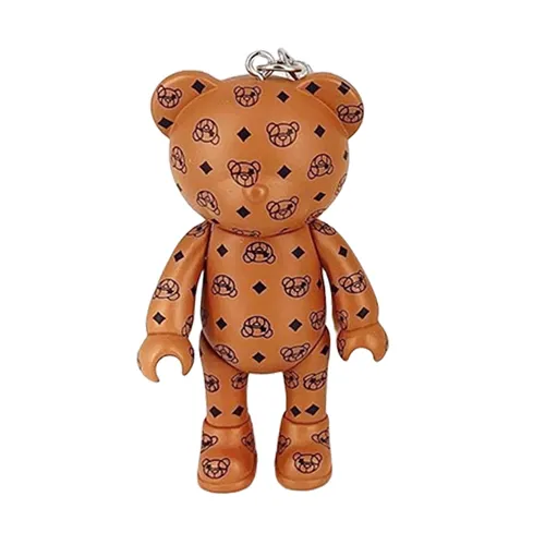 Móc Khóa Charm TTWN BEAR GS004 Màu Nâu Vàng