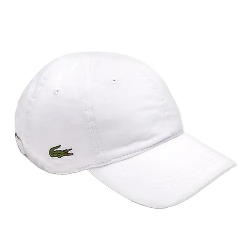 Mũ nón Lacoste Nam - Mũ Nam Lacoste Men's Basic Side Croc Cap RK9811001 Màu Trắng - Vua Hàng Hiệu