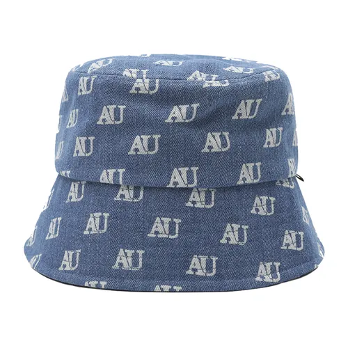 Mũ WHOAU Bucket Monogram WHACD2672A Màu Xanh Nhạt