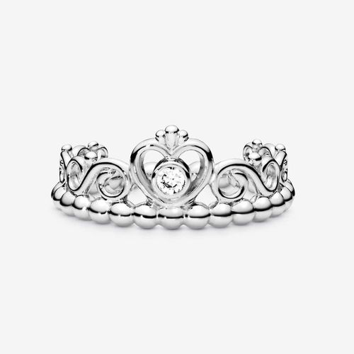 Nhẫn Nữ Pandora Princess Tiara Crown Ring 190880CZ Màu Bạc-2