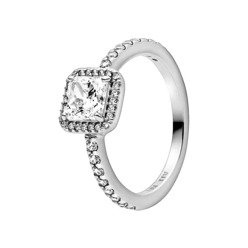 Nhẫn Nữ Pandora Square Sparkle Halo Ring 198863C01 Màu Bạc Size 50 - Trang sức - Vua Hàng Hiệu