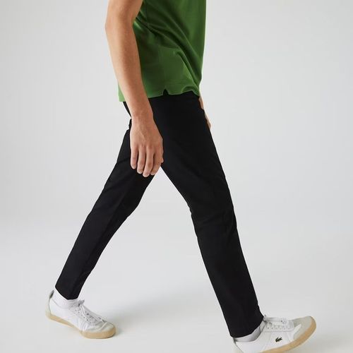 Quần Kaki Nam Lacoste Men's Slim Fit Stretch Gabardine Chino Pants HH9553031 Màu Đen Size 36/34-3