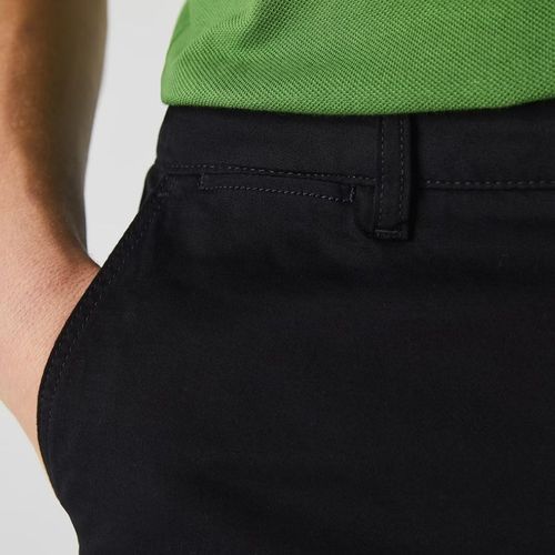 Quần Kaki Nam Lacoste Men's Slim Fit Stretch Gabardine Chino Pants HH9553031 Màu Đen Size 38/34-7
