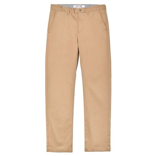 Quần Kaki Nam Lacoste Men's Stretch Cotton Chino Pants HH881102S Màu Vàng Cát Size 40/34-1