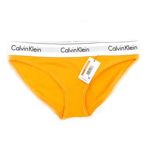 Thời trang Calvin Klein Quần lót - Quần Lót Nữ Calvin Klein CK Tam Giác Màu Vàng Size S - Vua Hàng Hiệu