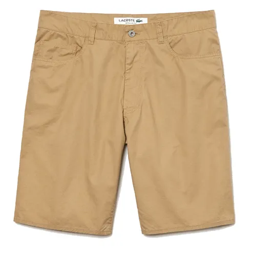 Quần Short Nam Lacoste Khaki FH480202S Màu Vàng Cát Size 42