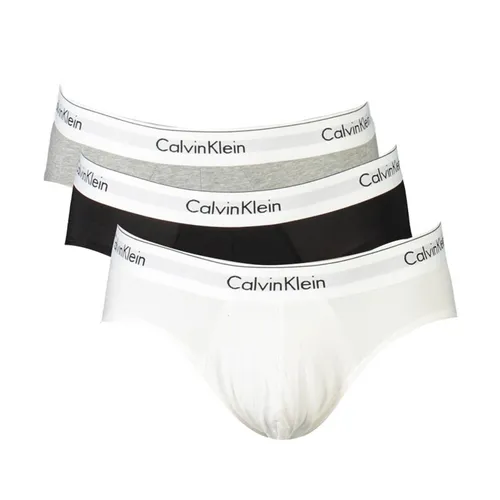 Thời trang Calvin Klein Quần lót - Set 3 Quần Lót Nam Calvin Klein CK Underwear Cotton 000NB2379A_GRIGIO_MP1 Màu Trắng/Xám/Đen Size L - Vua Hàng Hiệu