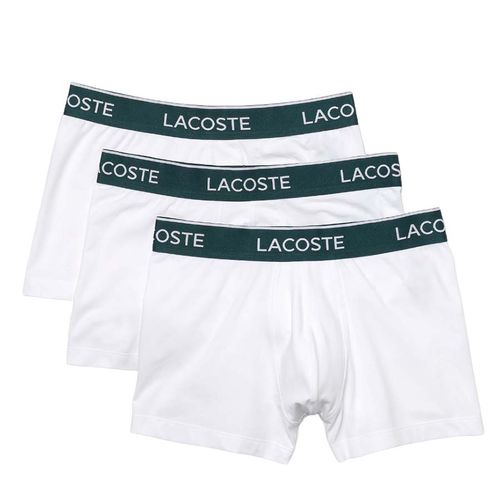 Set 3 Quần Lót Nam Lacoste Men's Underwear 5H3389001 White Màu Trắng Size 5-1