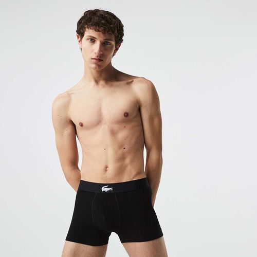 Set 3 Quần Lót Nam Lacoste Pack Of 3 Plain And Printed Casual Boxer Briefs 5H1774EQD Size 2-5