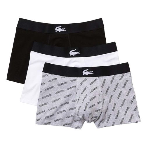 Set 3 Quần Lót Nam Lacoste Pack Of 3 Plain And Printed Casual Boxer Briefs 5H1774EQD Size 2-1