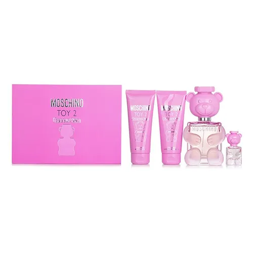 Nước hoa Moschino - Set Nước Hoa Nữ Moschino Toy 2 Bubble Gum EDT + Sữa Tắm + Dưỡng Thể Set 4 Món - Vua Hàng Hiệu