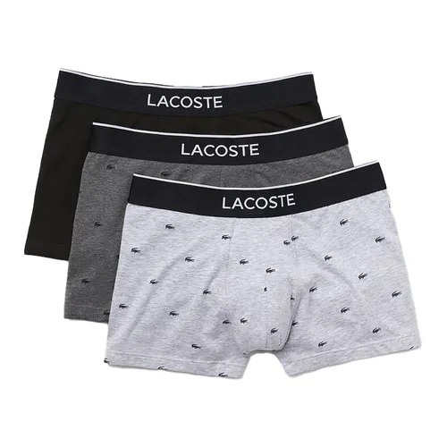 Set Quần Lót Nam Lacoste Pack Of 3 Casual Signature Trunk 5H3411VDP Size 5