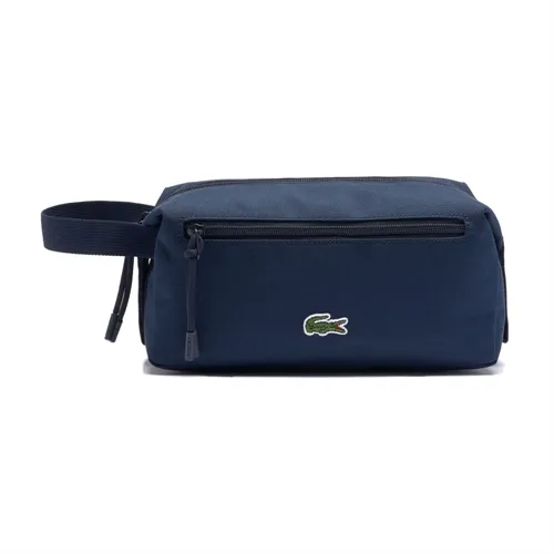 Túi xách Lacoste Túi cầm tay - Túi Cầm Tay Nam Lacoste Men's Néocroc Canvas Toilet Kit NH2945NE992 Màu Xanh Navy - Vua Hàng Hiệu