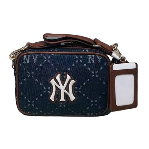 Túi Đeo Chéo MLB Monogram JQD New York Yankees 7ACRMD83N - 50NYS Màu Xanh Denim