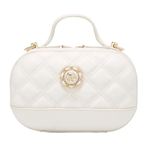 Túi Đeo Chéo Nữ Lyn Cecelia Round Mini Crossbody Bags LL23SBS276 Màu Xám