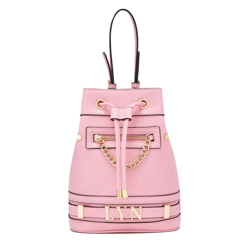 Túi Đeo Chéo Nữ Lyn Chella Bucket Bags LL23FBF023 Màu Hồng