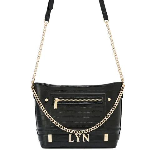 Túi Đeo Chéo Nữ Lyn Chella M Crossbody Bags LL23FBF022 Màu Đen