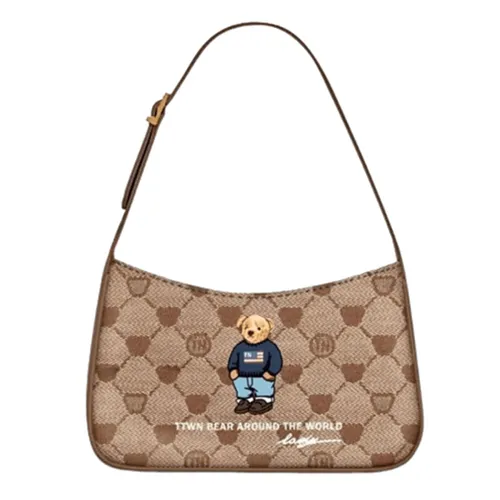 Túi Đeo Chéo Nữ TTWN BEAR TN3019 Màu Nâu Be