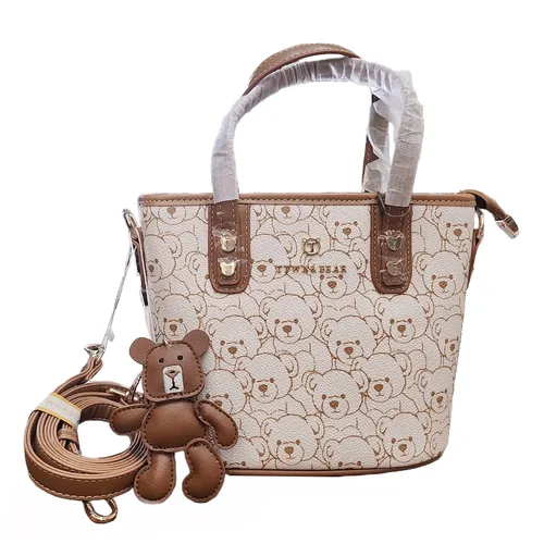 Túi Đeo Chéo Nữ TTWN BEAR TN3135 Màu Be Nâu