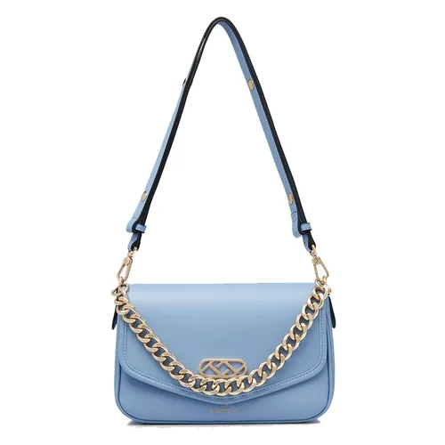 Túi xách - Túi Đeo Vai Nữ Lyn Lissa M Crossbody Bags LL23FBF015 Màu Xanh Blue - Vua Hàng Hiệu