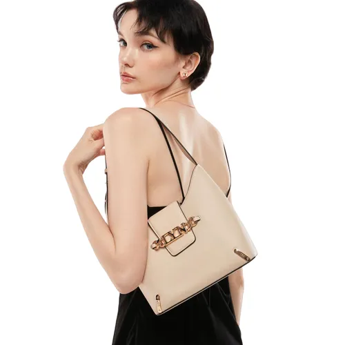 Túi Đeo Vai Nữ Lyn Mina M Shoulder Bags LL23FBF079 Màu Nâu Nhạt