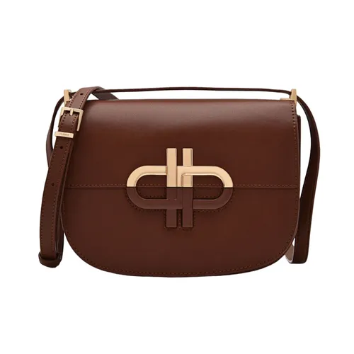 Túi Đeo Vai Nữ Pedro Icon Leather Shoulder Bag Dark Brown 76610065-3 Màu Nâu Đậm