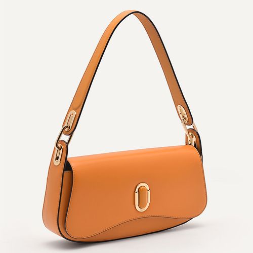 Túi Đeo Vai Nữ Pedro Rift Leather Shoulder Bag Orange PW2-76390084 Màu Cam-2