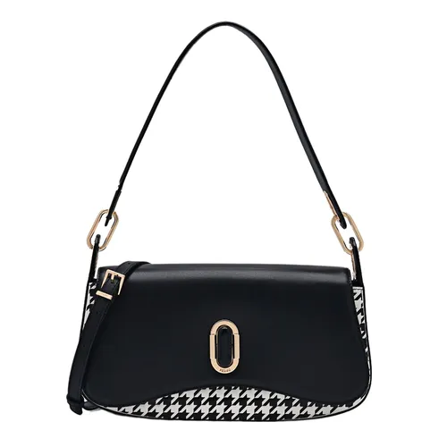 Túi Đeo Vai Nữ Pedro Studio Rift Leather Shoulder Bag Black 76390084-1 Màu Đen - Túi xách - Vua Hàng Hiệu