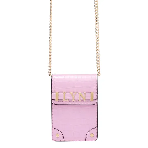 Túi xách - Túi Đựng Điện Thoại Nữ Lyn Chella Mobile Pocket Wallets On Chain LL23FWF044 Màu Hồng - Vua Hàng Hiệu