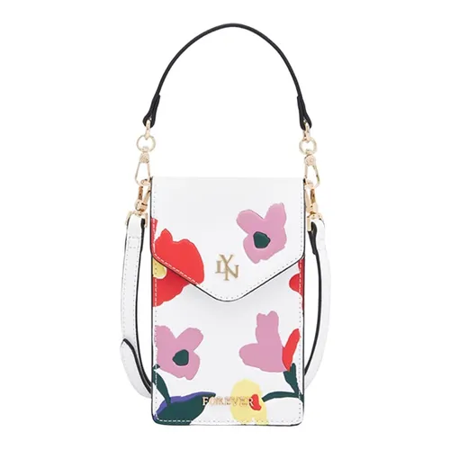 Túi xách - Túi Đựng Điện Thoại Nữ Lyn Lola Mobile Pocket Wallets LL23FWF028 Màu Trắng - Vua Hàng Hiệu