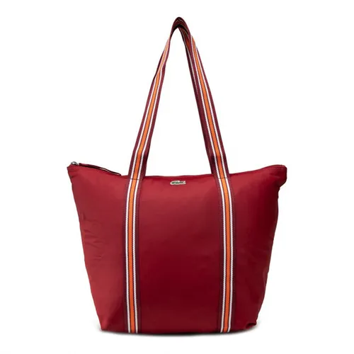 Lacoste - Túi Tote Nữ Lacoste Shopping Bag Bordeaux NF3619YA C88 Màu Đỏ Đô - Vua Hàng Hiệu