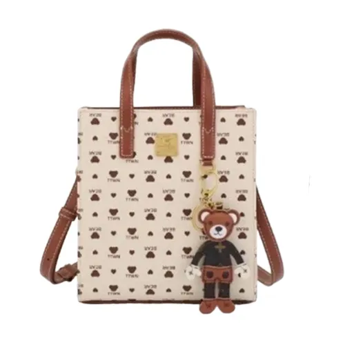 Túi Tote Nữ TTWN BEAR TN2155 Màu Trắng Tim Đỏ