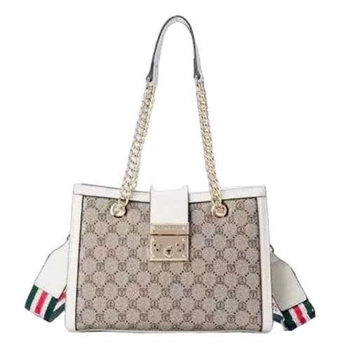 Túi Tote Nữ TTWN BEAR TN3014 Xám Viền Trắng